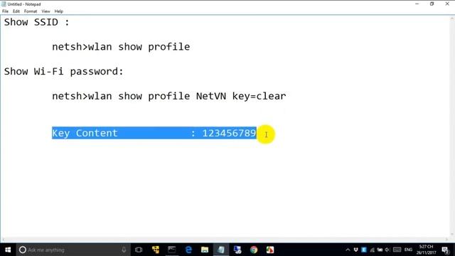 How to Find Your Wi-Fi Password using command prompt on Windows 10/8/7/XP смотреть онлайн
