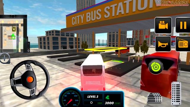 Coach Bus Driving Simulator - City Mobile Bus Transporter Drive - Android GamePlay смотреть онлайн