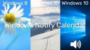 Windows 8 vs. 10 Build 10074 vs. 10 System Sounds
