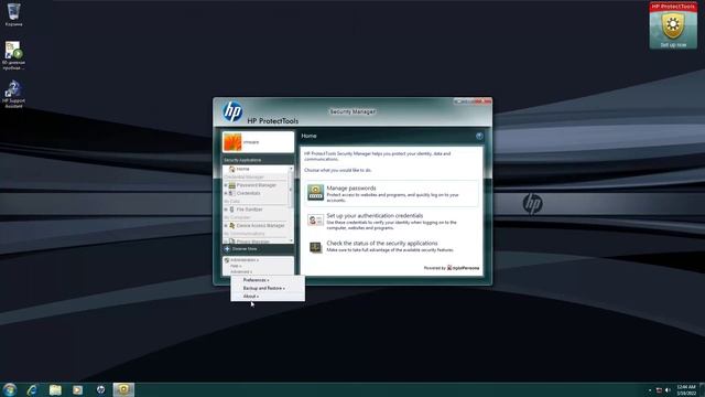 Recovery Windows 7 but it's from HP ProBook 6540b