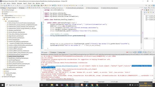 How to handle New Window or multiple windows on a webpage II WebDriver II Selenium Automation
