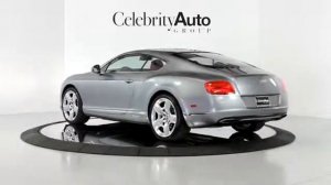 2013 BENTLEY CONTINENTAL GT MULLINER W12 SILVER/RED