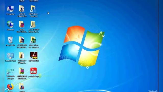Computer Learning Zone By Sir Amir Sher Windows 7 Desktop Class no 1