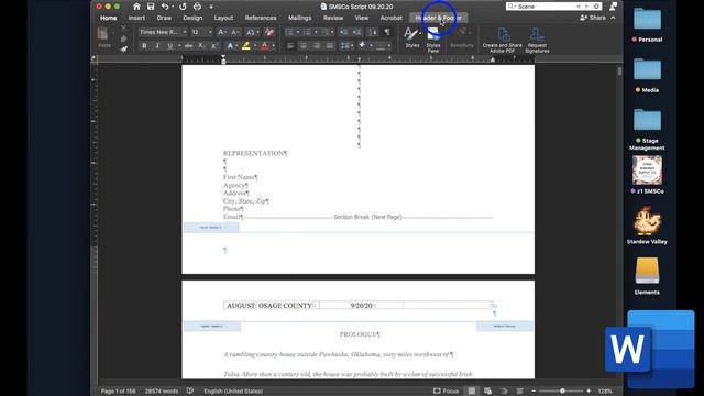 Word and Pages Script Set Up // Stage Manager Supply Co // Script Change Series Ep. 5 смотреть онлайн