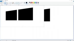 How to draw Microsoft Windows logo in MS Paint | Easy step by step drawing