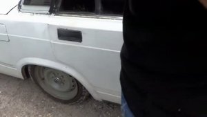 Прямоток в крыло на ВАЗ 2107!СУПЕР ЗВУК!