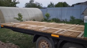 Вывожу пчёл на прицепе узмк