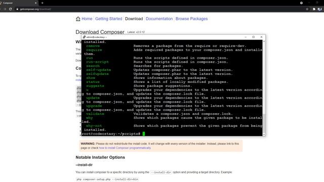 18 Installing composer in our server смотреть онлайн