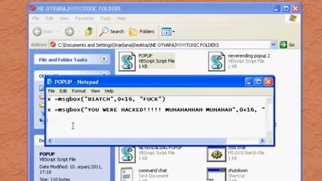 HACKS WITH NOTEPAD смотреть онлайн