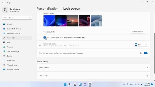 How to Customize the Lock Screen on Windows 11 смотреть онлайн