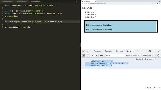 9- Dom Manipulation | JavaScript Crash Course смотреть онлайн