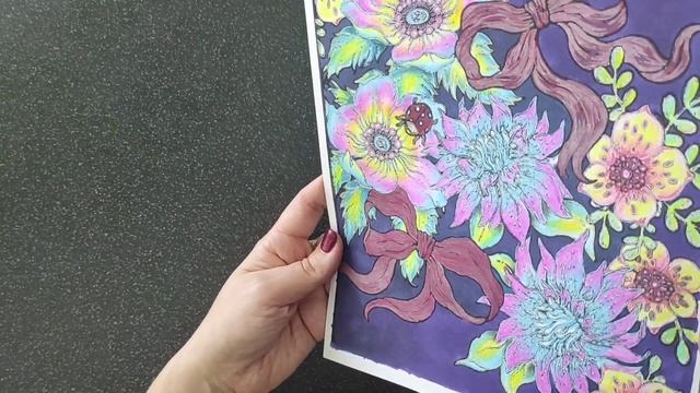 Раскрашено за месяц / ДЕКАБРЬ 2020/ ЯНВАРЬ 2021 / РАСКРАСКИ-АНТИСТРЕСС смотреть онлайн