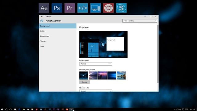 How to change the desktop background [Windows 10] смотреть онлайн