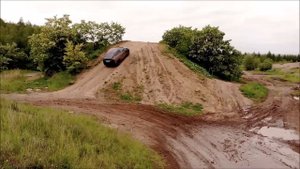 Tesla Model X - OFF ROAD rides (with offroad tires)