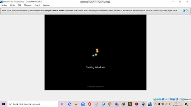 Cara menginstall windows 7 di virtualbox смотреть онлайн