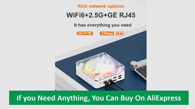 GenMachine AMD Ryzen 5 7535HS Light MINI PC Windows 11 Pro 8Cores DDR5 смотреть онлайн