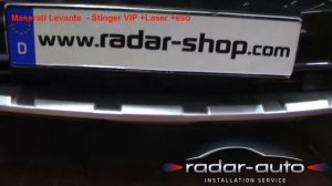 Installation Service Maserati Levante Radarwarner / Radar detector / Detecteurs de Radar