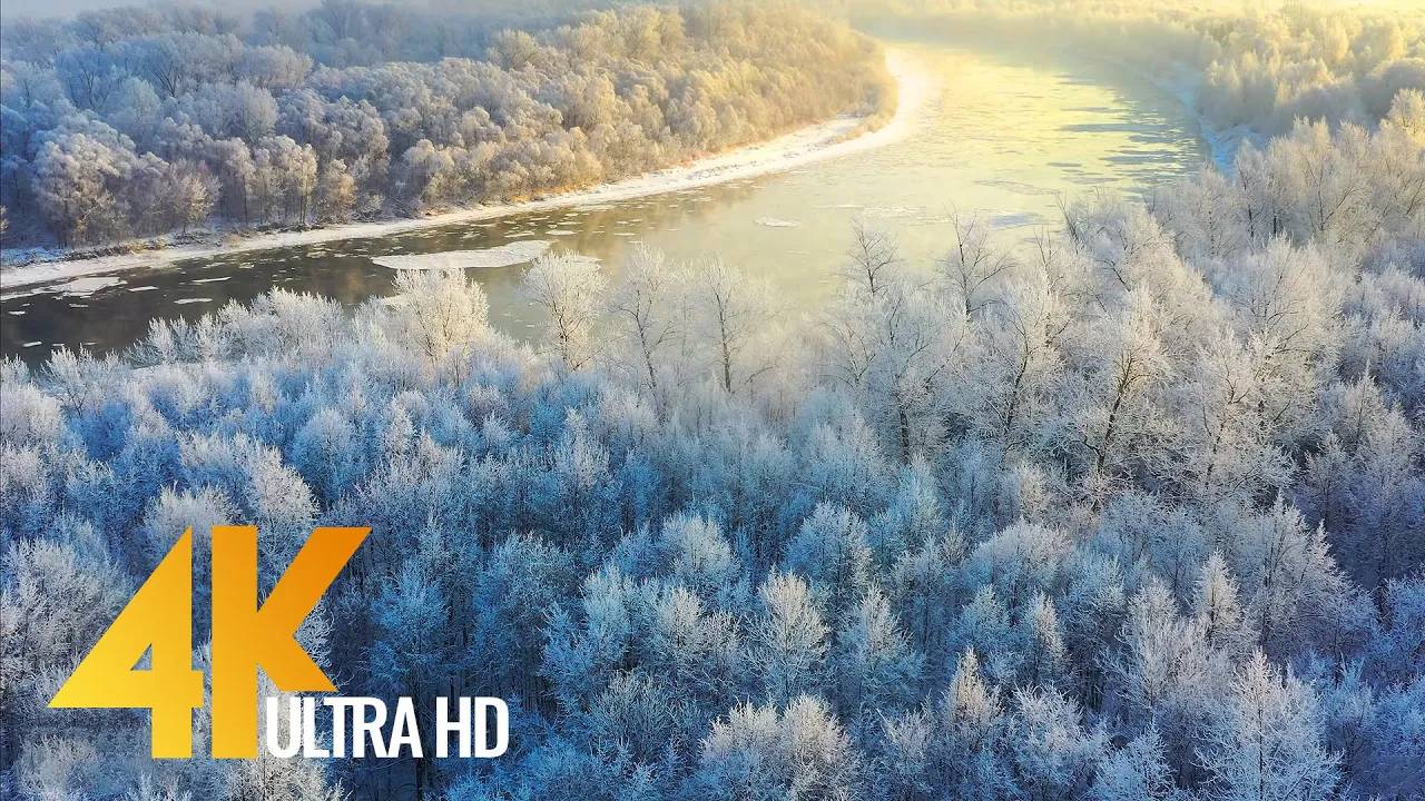 Lighter Than The Wind - 4K Drone Footage of South Ural, Russia - Fall and Winter Nature from Above