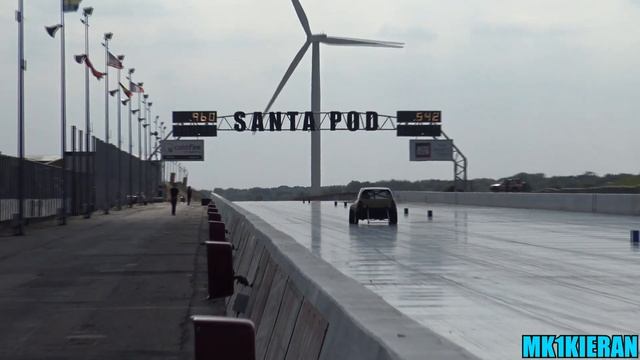 SAAB B204 Powered Corsa B at Santa Pod Raceway смотреть онлайн