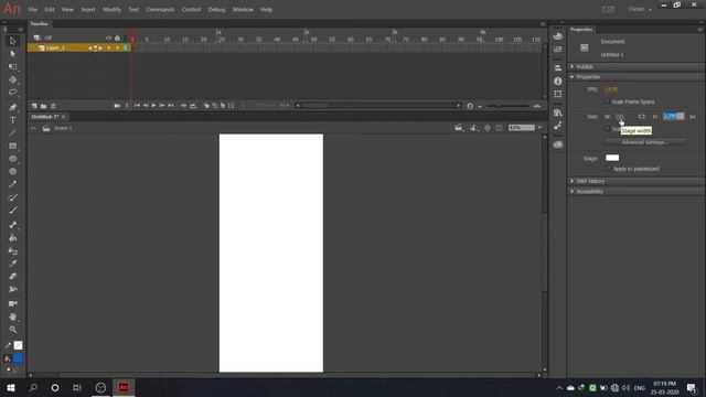 How to Setup New Document in Adobe Animate CC || Zica Borivali and Malad смотреть онлайн