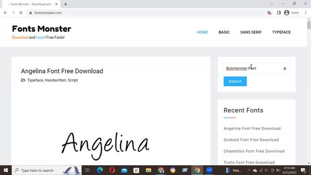 How to Download and install Butcherman Font Free Download in Adobe Photoshop смотреть онлайн