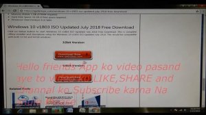 How to Download Window 10 ISO image file update july 2018 free download