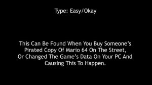 All Super Mario 64 Errors!