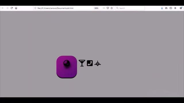 Icon gradient | Html and css