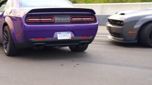 2020 Dodge Challenger SRT Hellcat Redeye Drift and Acceleration