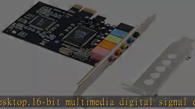 GODSHARK PCIe Sound Card, 5.1 Internal Sound Card for PC Windows 8 7 with Low Profile Bracket, 3D S смотреть онлайн