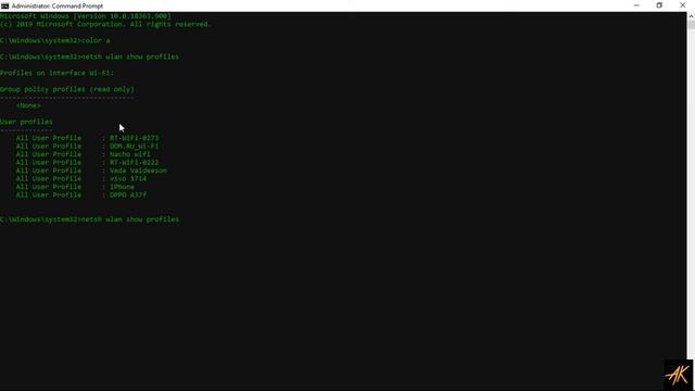 How to find WiFi password using cmd Windows 10/8/7/XP | AK | 2020 смотреть онлайн