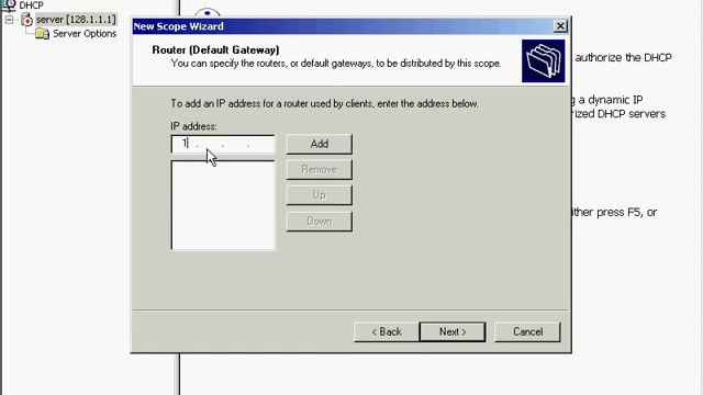 DHCP Server Setting.avi смотреть онлайн