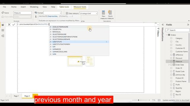 5.8 power bi dax Time intelligence formula in POWER BI смотреть онлайн
