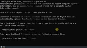 CPU And Compute Benchmark: Geekbench5 Installation with CMD | Using CMD | Winget | Windows 10 | SSD