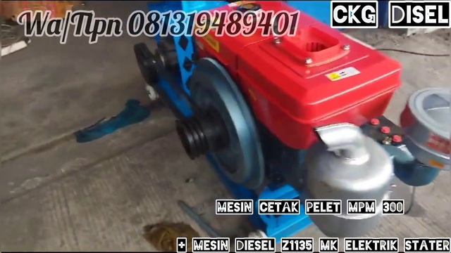 Pengetesan Hidup mesin cetak pelet mpm 300 + Mesin Diesel ZS1135 MK Punya Bapak Winawan Jos👍 смотреть онлайн