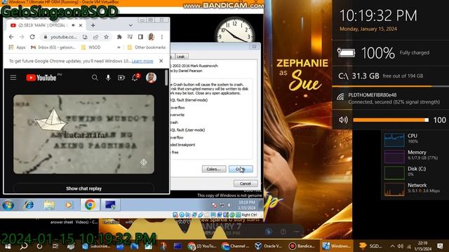 MAPA SB19 has PSOD VM (Windows 7 Ultimate HP OEM) смотреть онлайн