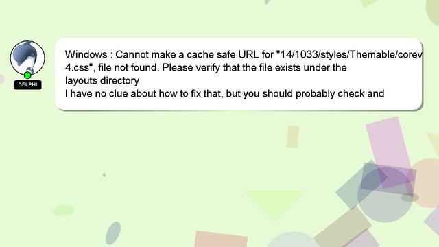 Windows : Cannot make a cache safe URL for "14/1033/styles/Themable/corev4.css", file not found. Pl смотреть онлайн