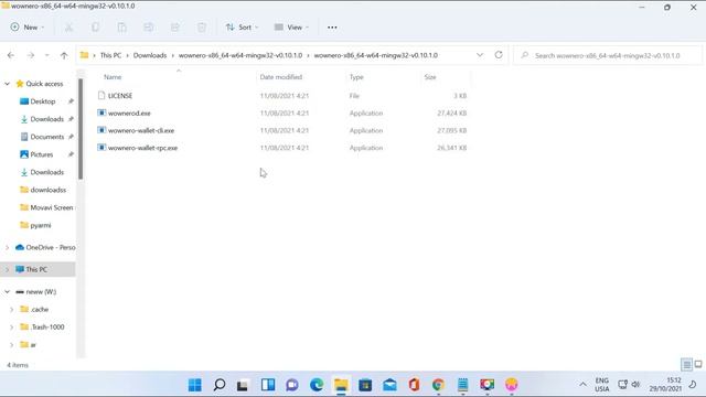 Wownero Mining Windows
