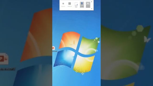 Screen record in powerpoint app. #windows7 #tips