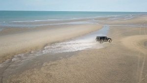Having Fun in the sand with the all new 2019 Jeep Wrangler Rubicon 2.0 L