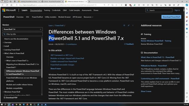 What is PowerShell 7 or PowerShell Core?