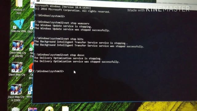 DISABLE WINDOW AUTOMATIC UPDATE  WINDOW 10 using CMD