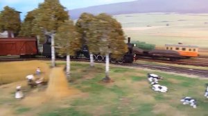 Паровоз серии "Э" с тендером на нефтяном отоплении.