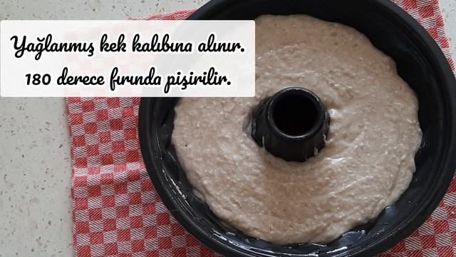 Glutensiz Rafine Şekersiz Fit Kek / Kolay Kek Tarifleri / Çikolatalı Kek / Fit Kek