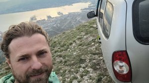 Первый выезд на шеви ниве в окресностях Новороссийска. Шикарный закат