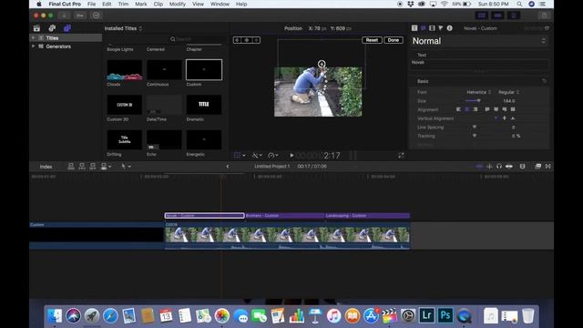 How to Motion Track Text in Final Cut Pro. смотреть онлайн