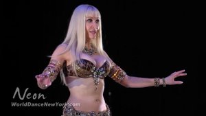 Belly Dance How to: Chest Slide & Lift Moves - Belly Dancing - with Neon