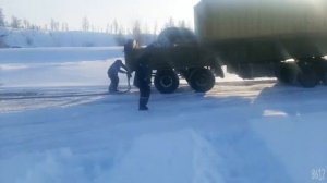 Якутия зимник Сентечан