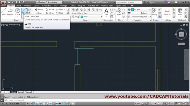 AutoCAD Floor Plan Tutorial for Beginners - 3