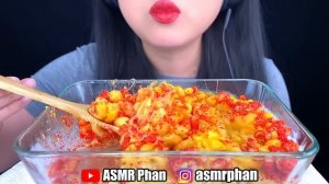 ASMR HOT CHEETOS MAC N CHEESE Mukbang (ASMR Eating No Talking) Eating Sounds | ASMR Phan